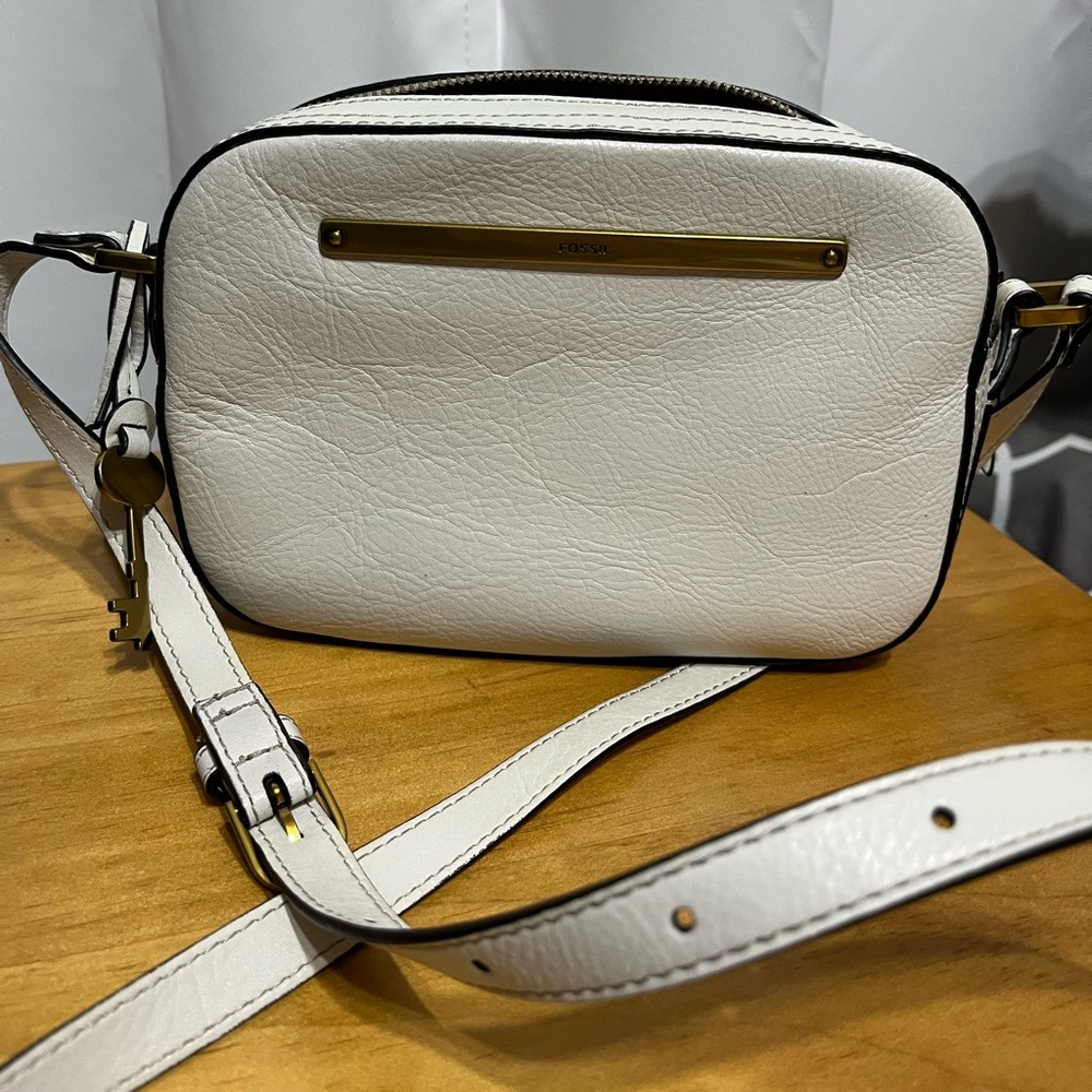 Fossil White Crossbody Bag - Picture 2 of 4